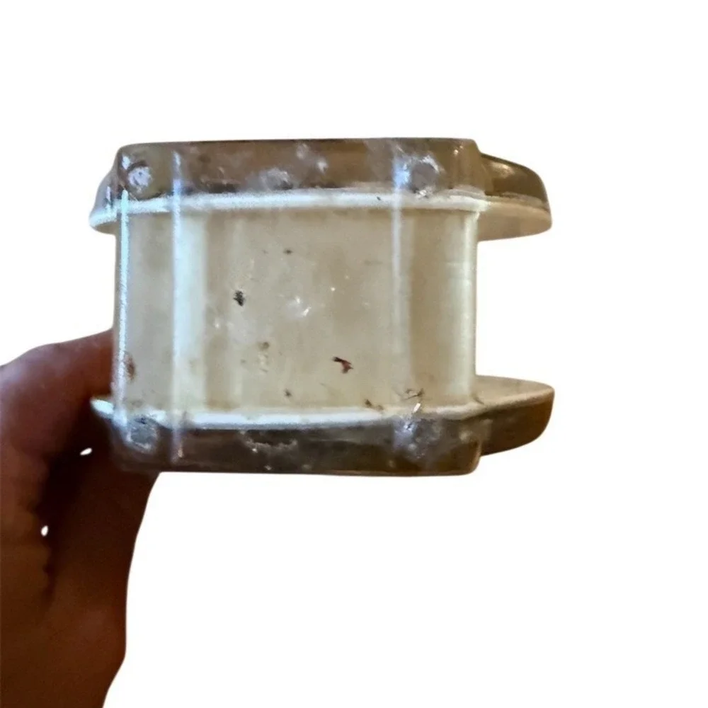 Vintage Blue Floral Farmhouse Napkin‎ Holder Round 6 in Wheelbarrow & Wheat